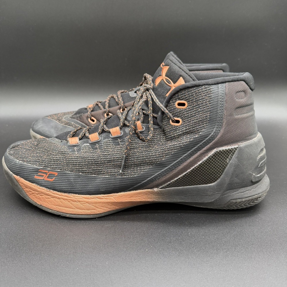 UA CURRY 3 Under Armour Brass Band Copper Men's Shoes‎ Size 13